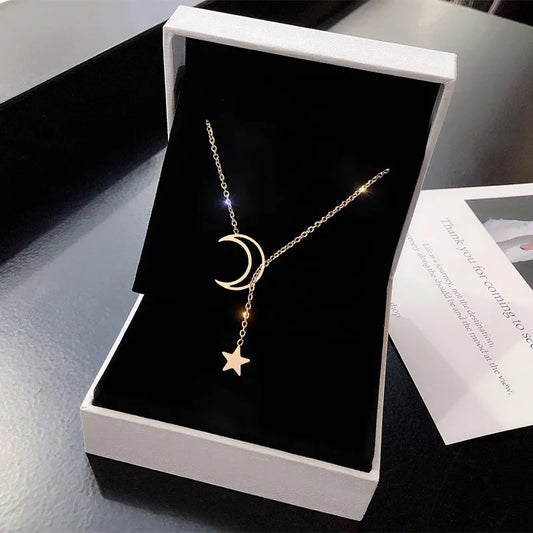 New Moon Star Necklace